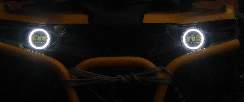 Диодная лента &quot;Ангельские глазки&quot;  VIKING/GUEPARD    габаритного света, d=9 см (БЕЛЫЙ)LU083573